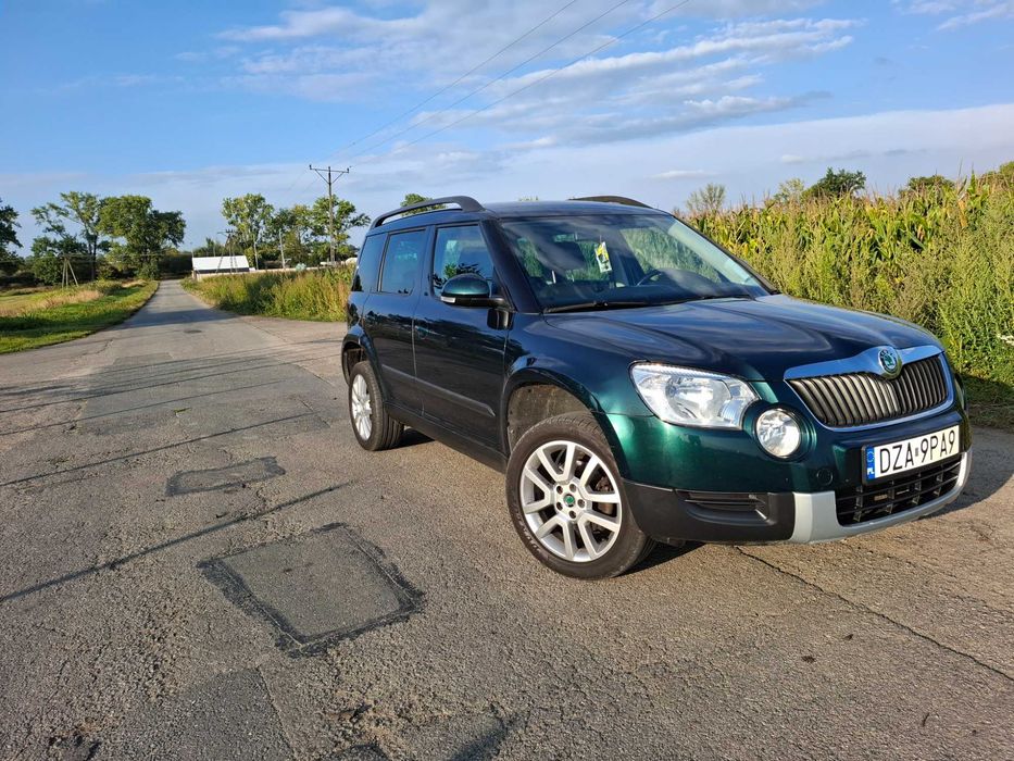 Skodę Yeti 2.0 tdi 140 km 4x4, bogato wyposażony