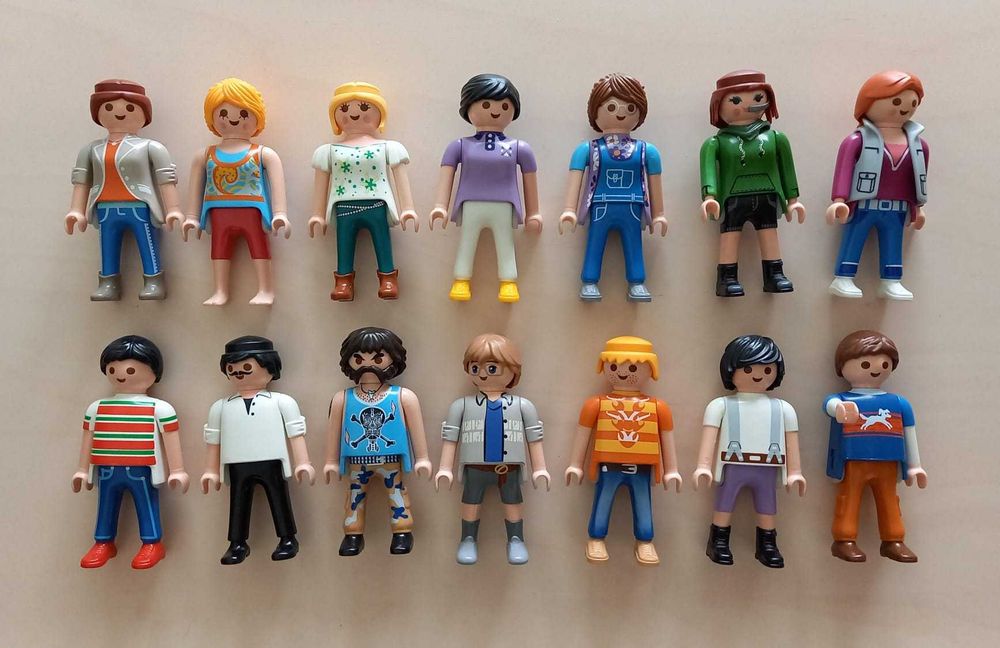 playmobil figuras modernas x14