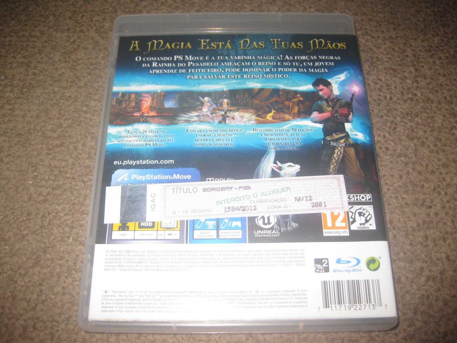 Jogo "Sorcery" para Playstation 3/Completo!