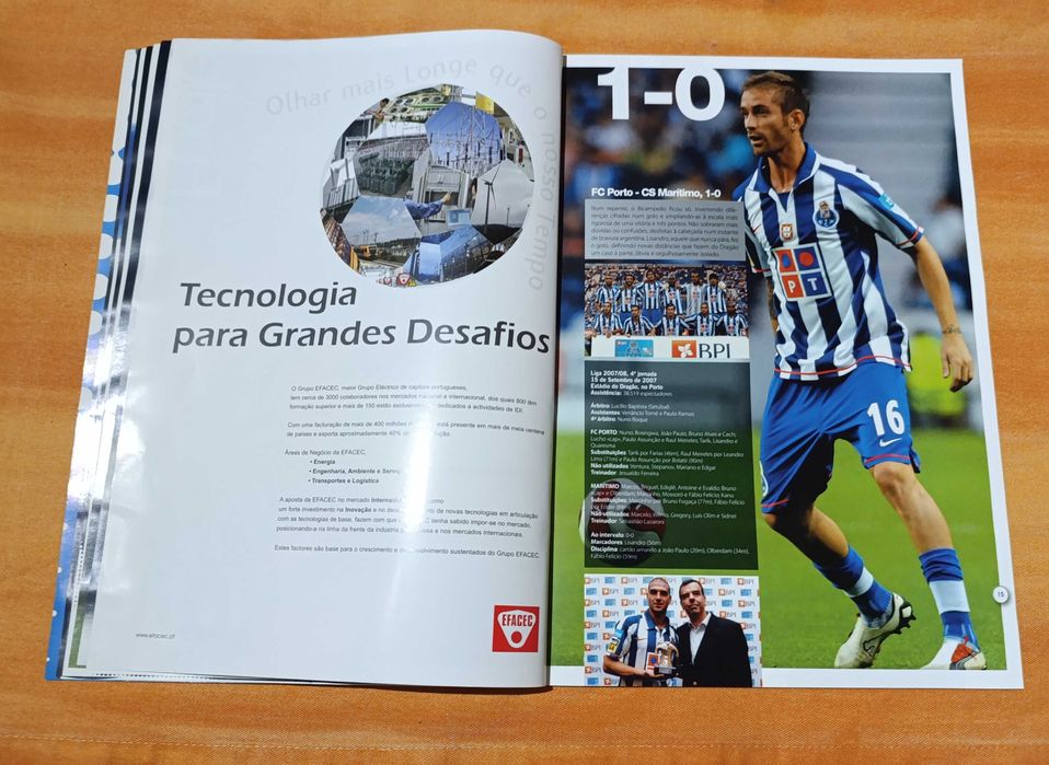 Revista Futebol Dragões Nº 265 de 2007 - Fucile - O Visionário