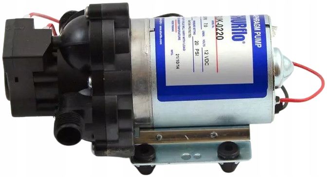 Pompa Wody Trail King 7 Shurflo 12V 7 L/Min Kamper