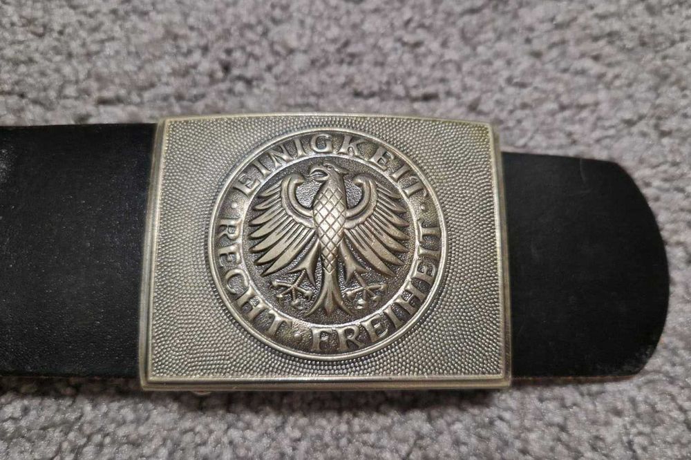 Пояс Бундесвер. кожа. 90 см.