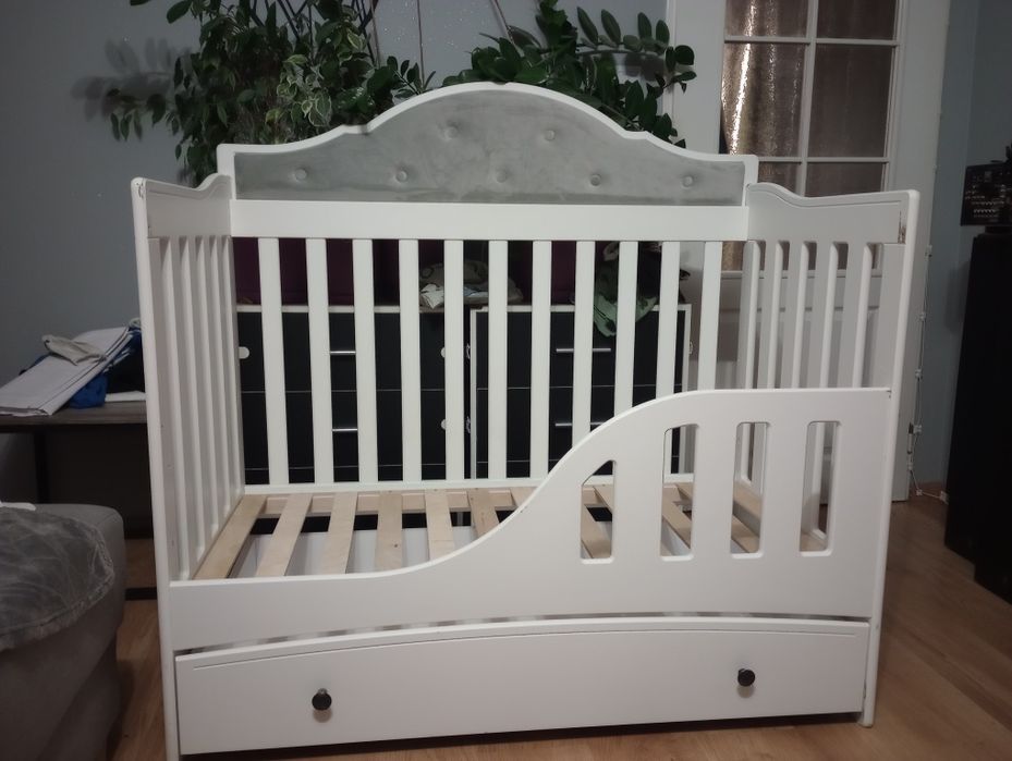 Łóżeczko tapczanik Carmen Aruś z szufladą