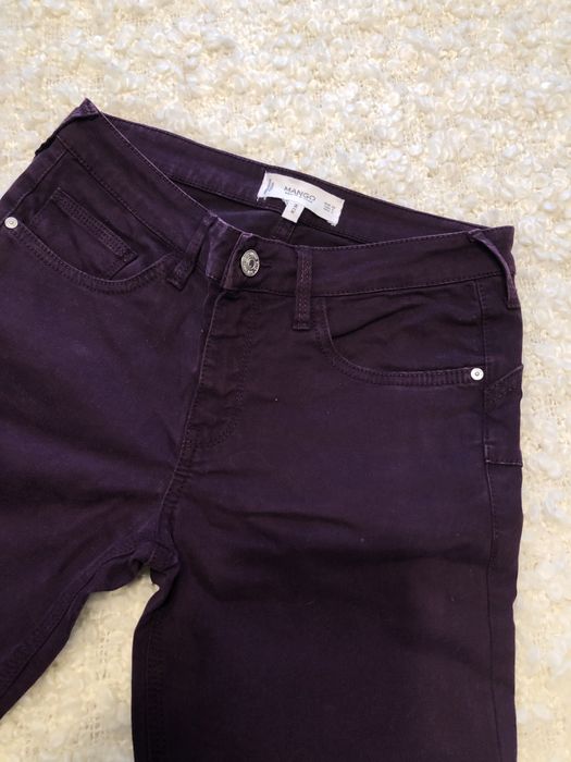 Calças roxas/lilas Mango nr 36 + portes