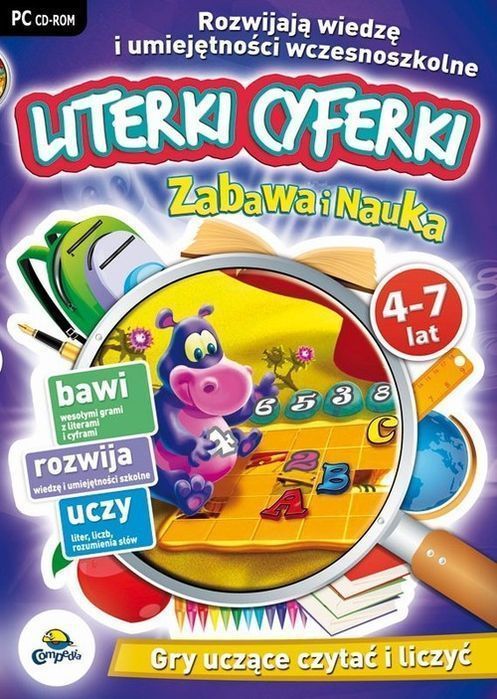 Zabawa I Nauka: Literki Cyferki 4-7 Lat