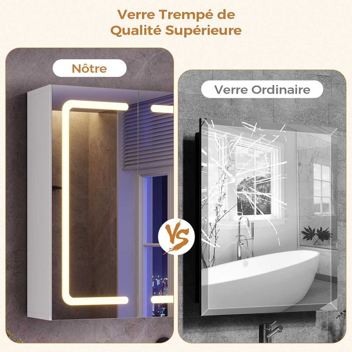 Nowa szafka łazienkowa z lustrem LED /lustro /półka/wnęka 80x60 !N210!