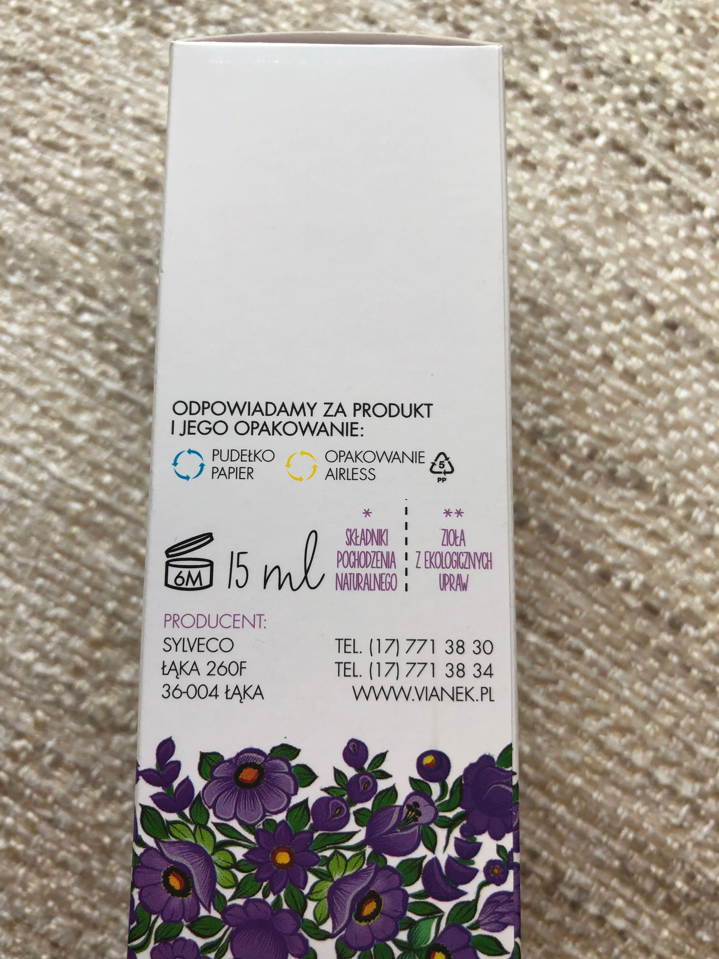 Vianek, wzmacniające serum do twarzy, 15 ml