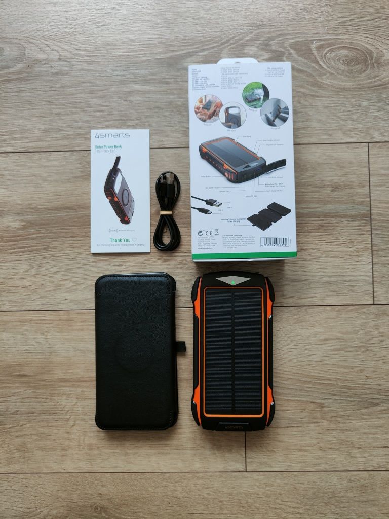 4SMARTS Solar Power Bank Rugged, TitanPack Eco 20000mAh