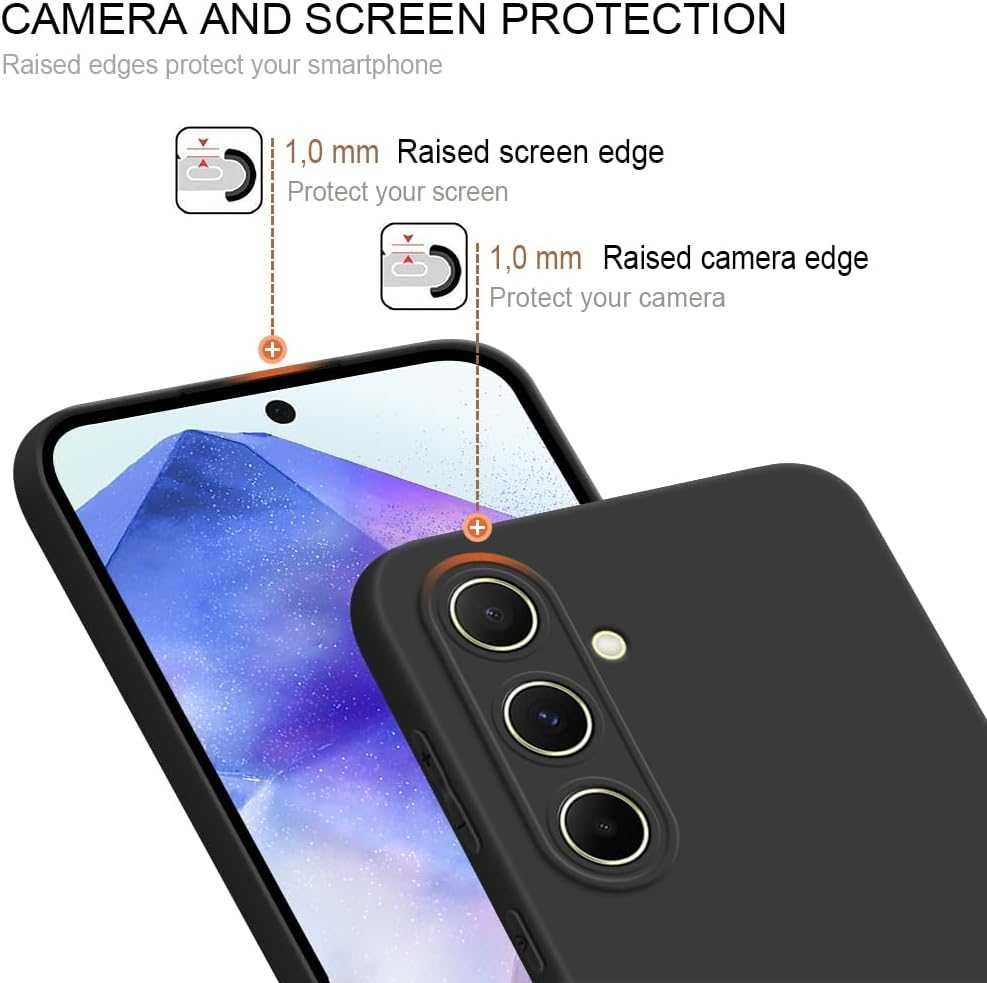 Capa telemóvel silicone Samsung Galaxy A55 5G ENVIOGRÁTIS várias cores