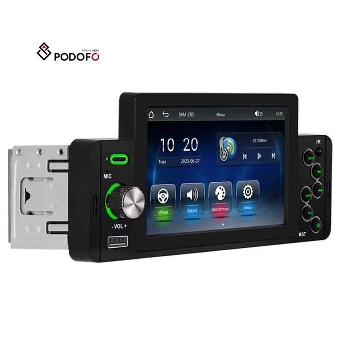 Rádio 1din 5 polegadas CARPLAY Android auto Bluetooth RDS NOVO