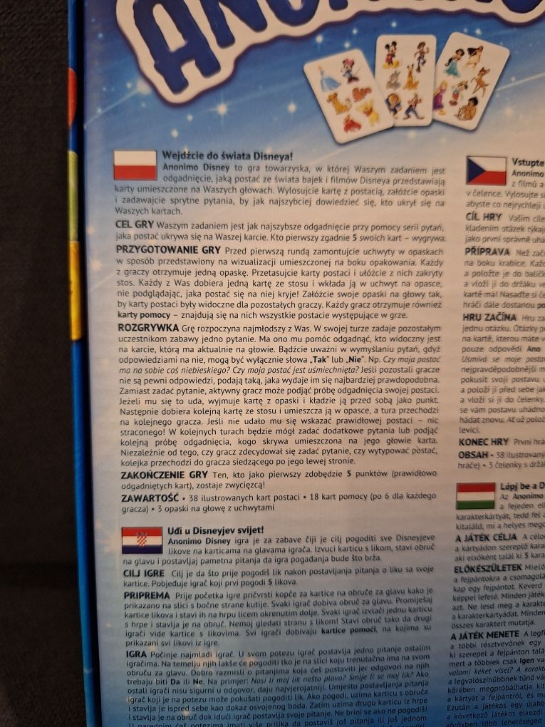 Gra - Trefl - Disney - Anonimo - zgadnij kto to