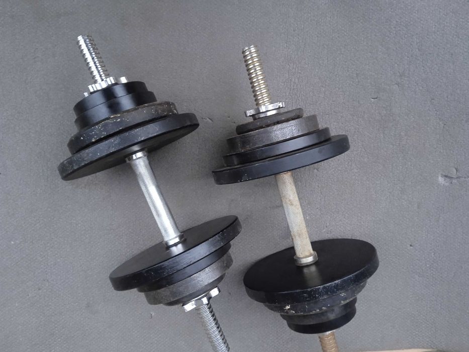 Гантели разборные по 22 кг.гири, грифы, блины.