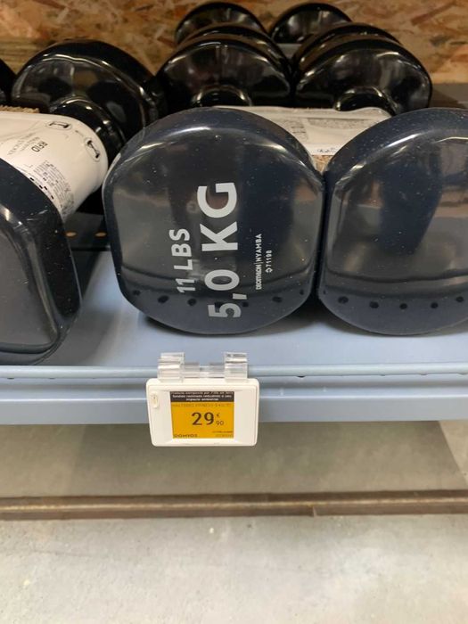 Halteres Fitness 5kg + Tapete ginástica e Pilates