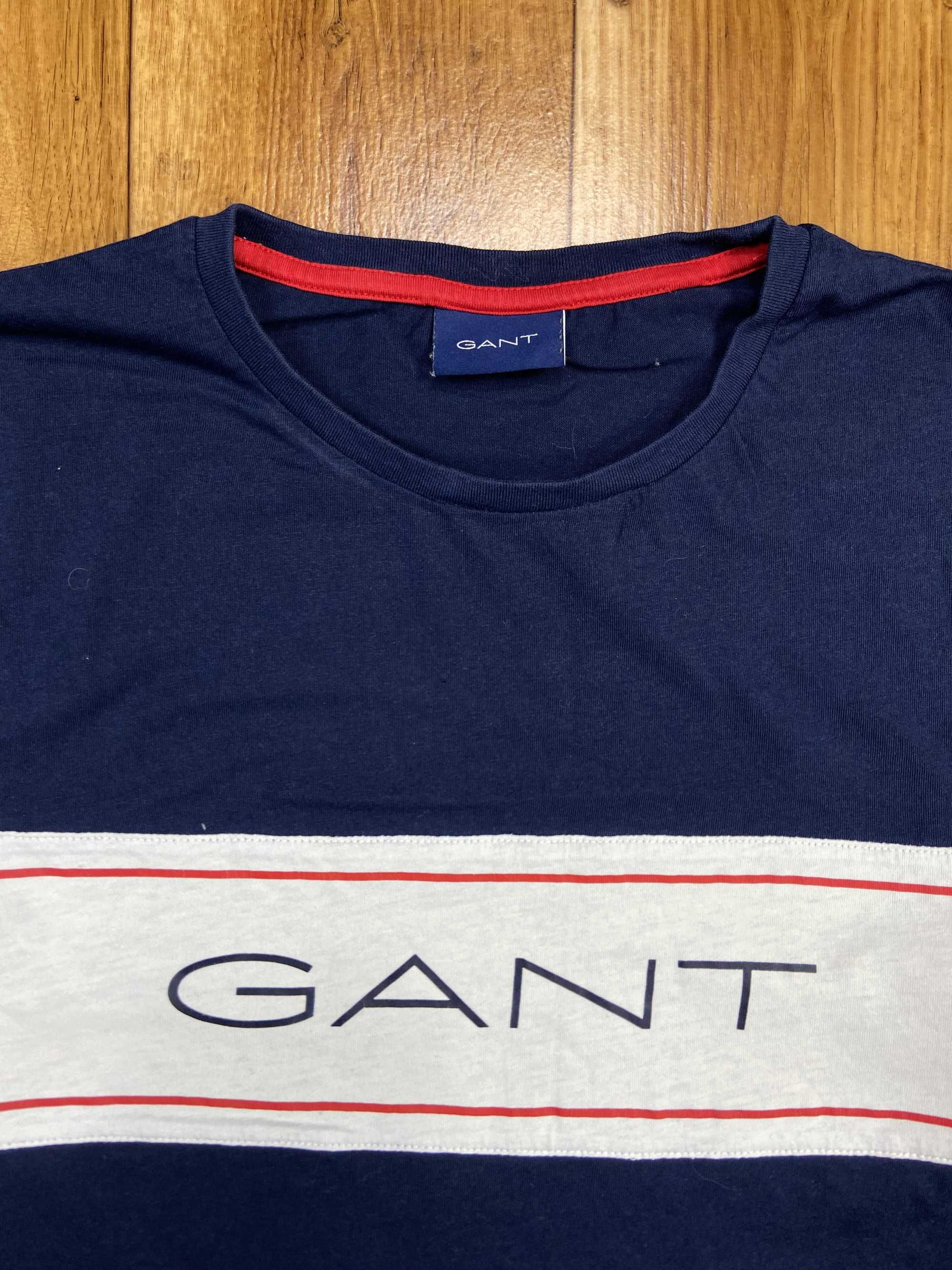 GANT T-Shirt Koszulka Męska Bawełniana Rozmiar M