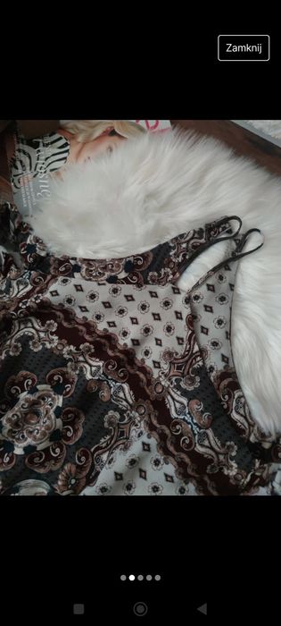 Bluzka etno wzorek River island etnic  cudowna Hiszpanka 
Rozmiar 2XL
