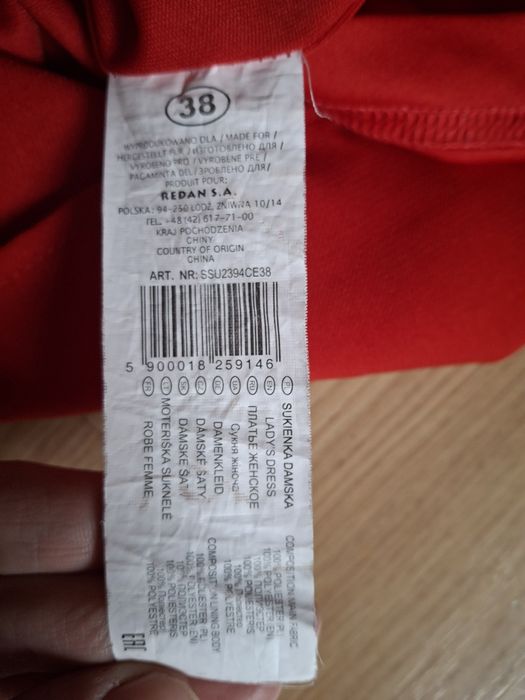 Sukienka asymetryczna 38