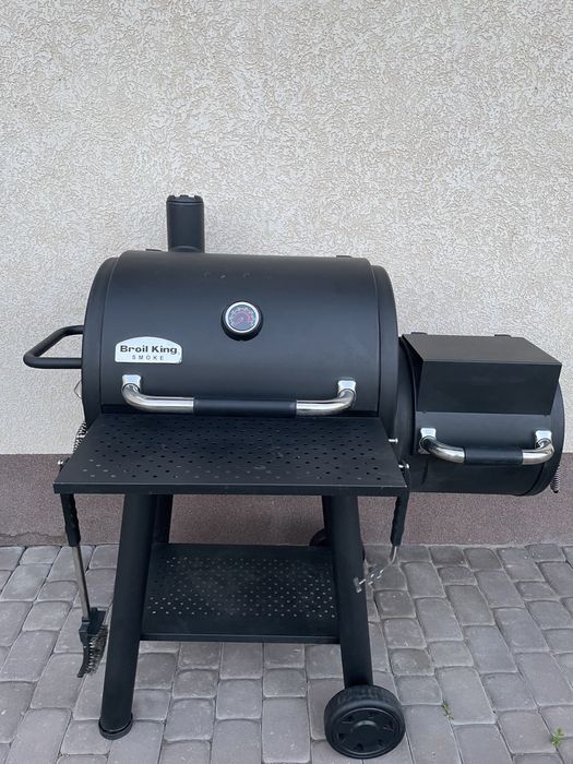 Гриль-коптильня, смокер Broil King offset б/в +чохол в подарунок