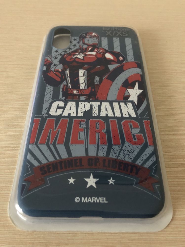 Чохол iPhone X marvel captain America капітан Америка