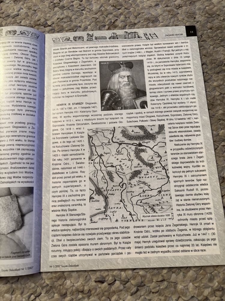 Czasopismo „Turysta Dolnośląski” 1/2007