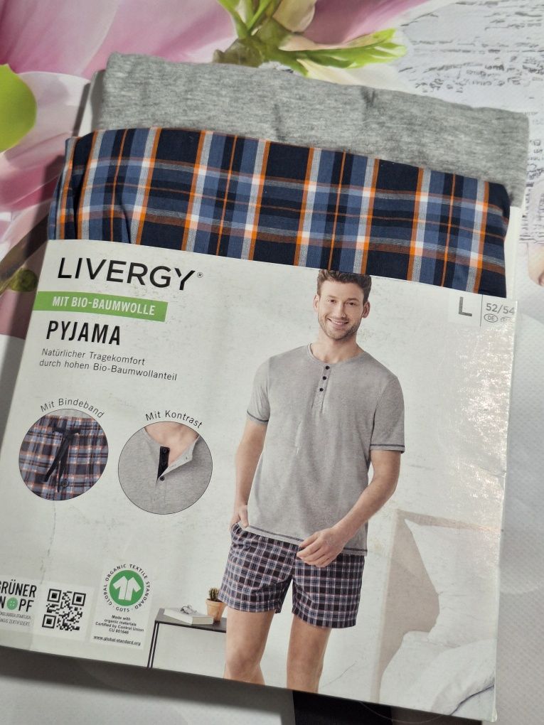 Мужские пижамы, домашние костюмы Livergy