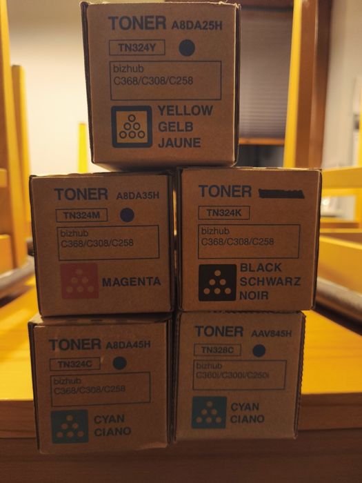 Toner bizhub C368/C308/C258