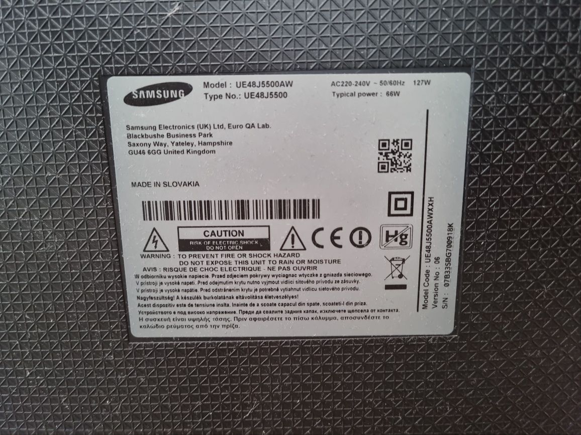 Telewizor Samsung UE48J5500AW 48 CALII