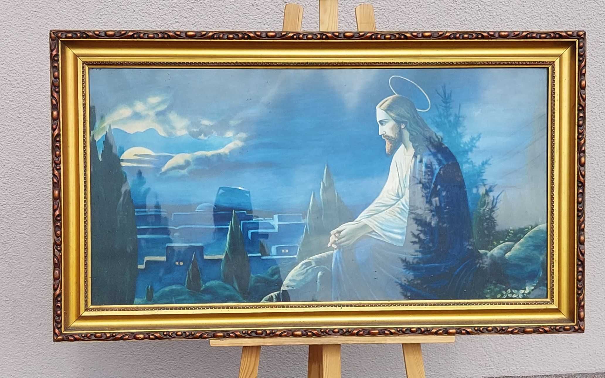 Stara kolekcjonerska bardzo duża rama obrazu 0009-ST