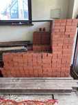 Cegła klinkier czerwona drążona 250x120x65 ok 600,700