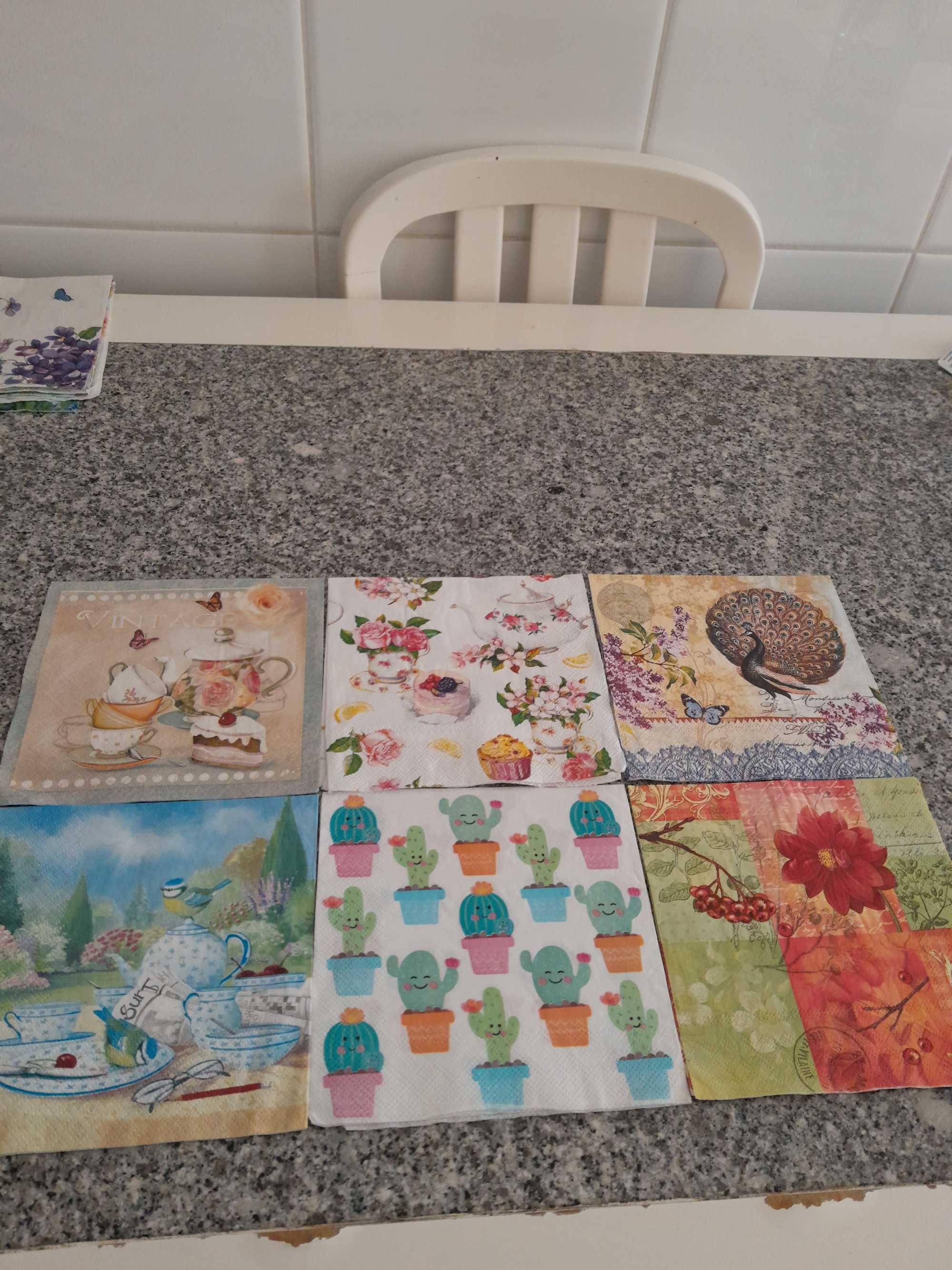 Guardanapos para decoupage