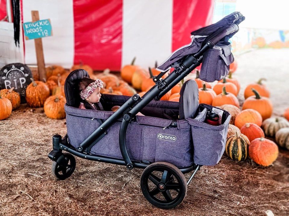 Wózek spacerowy PRONTO STROLLER, dla dwójki i trójki dzieci!