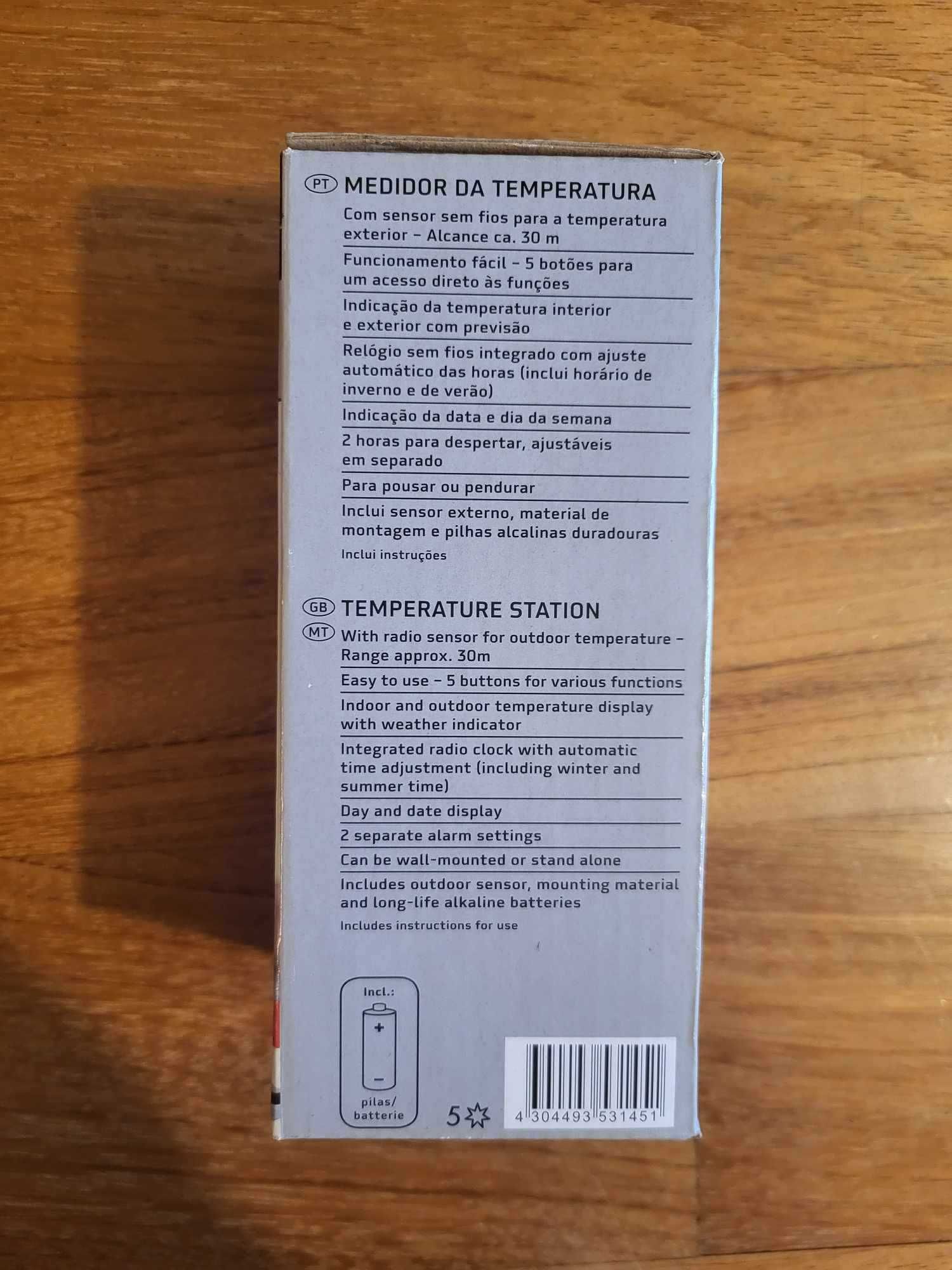 Medidor Temperatura (Termóstato) - Auriol