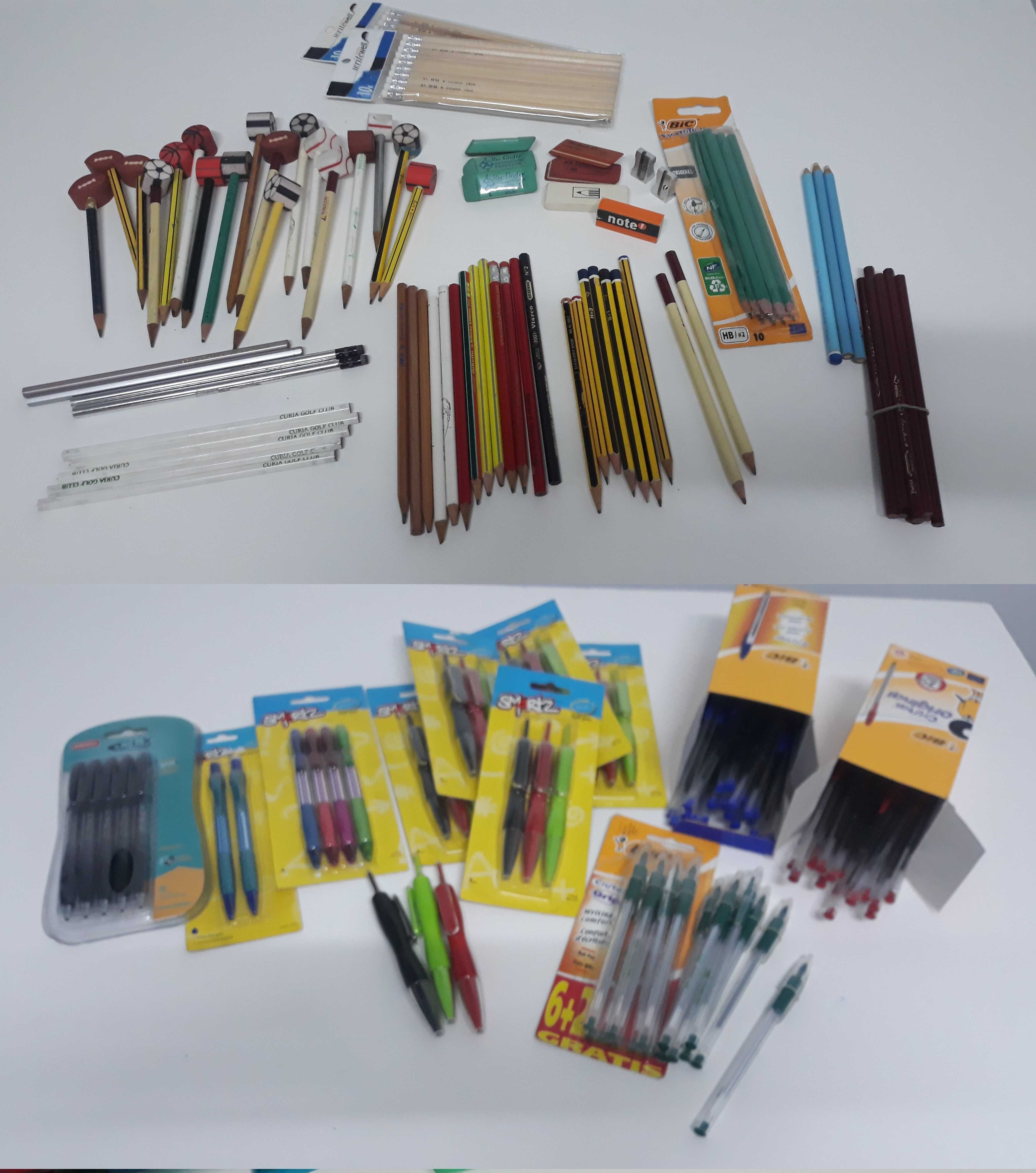 Material Escolar e de Escritorio (NOVO) (vendo todo o conjunto)