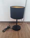 Lampka nocna czarno złota 38cm