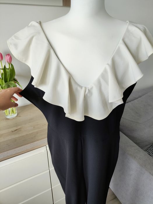 Kombinezon damski długi elegancki 42 XL H&M na przyjęcie