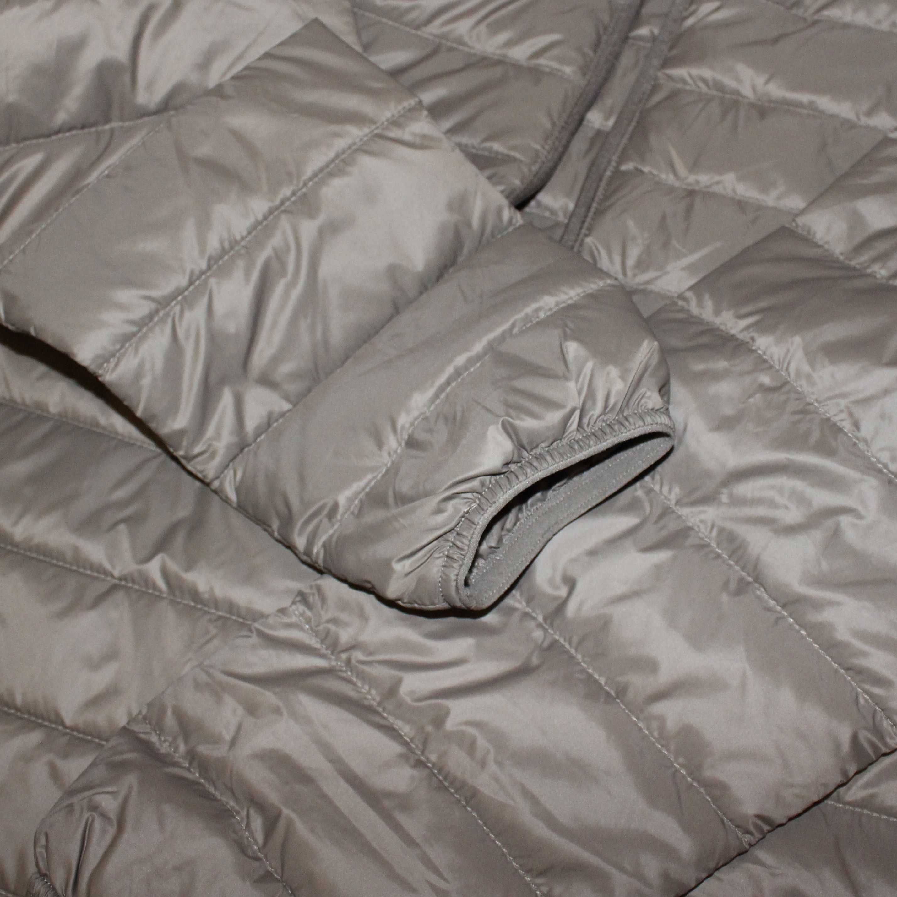 Демисезонная легкая пуховая куртка Ultra light down jacket бежевая M