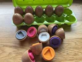 Sorter zabawka edukacyjna w formie jajek do skladania