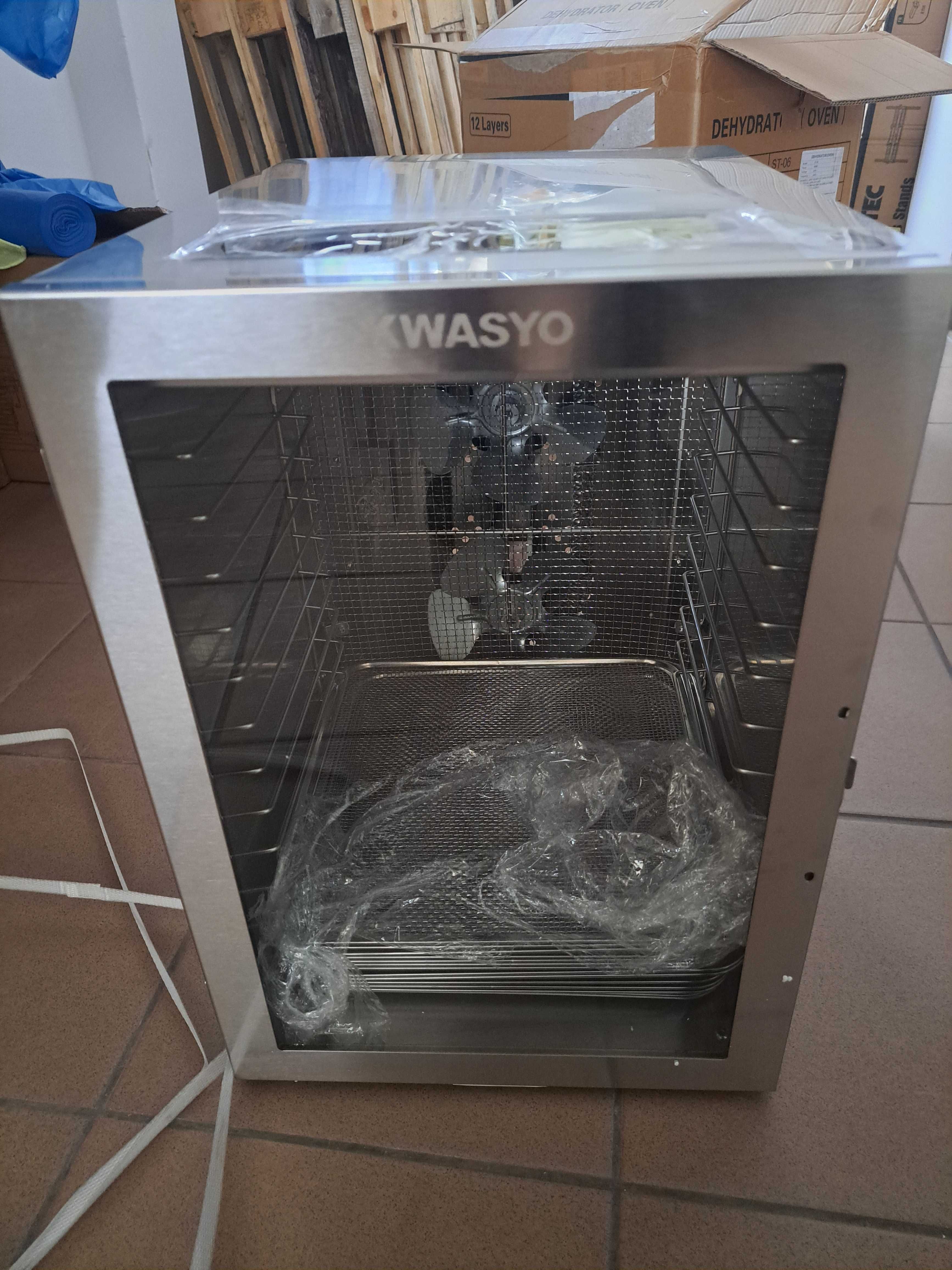 Kwasyo Suszarka ze stali nierdzewnej 12 rusztów temp 20-90 C, 800W