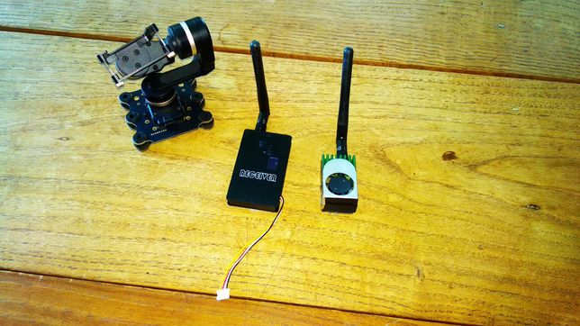 Estabilizador para GoPro + transmissor