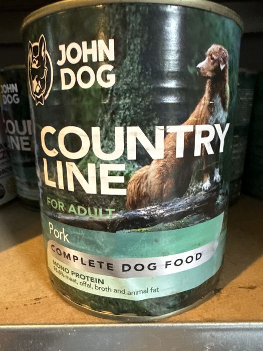 Karma dla psów John Dog Country Line Pork
