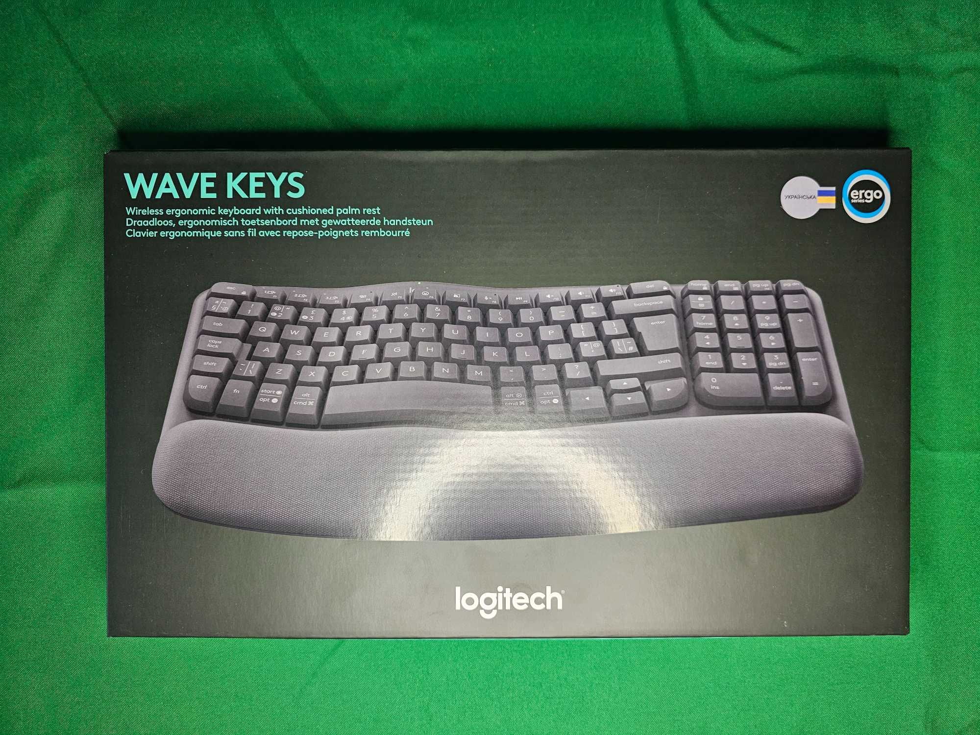 Клавіатура Logitech Wave Keys Bluetooth/Wireless