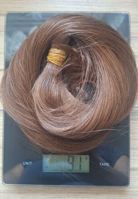 Naturalne włosy słowiańskie brąz 3#