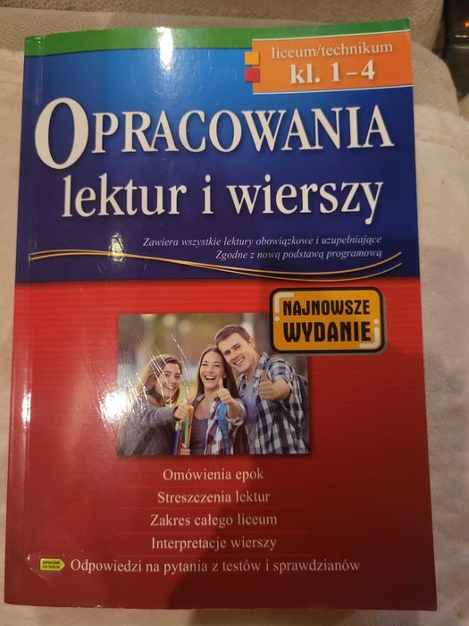 Opracowania lektur i wierszy