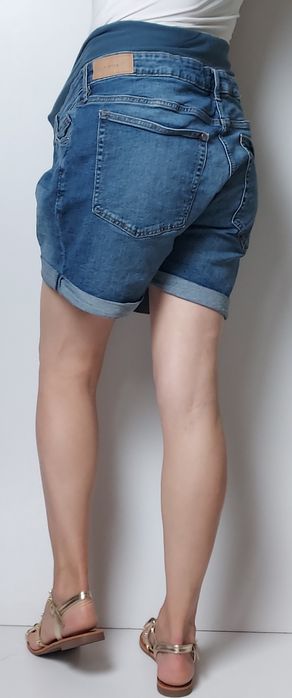 H&M MAMA_jeansowe ciążowe spodenki Plus size_48-50 ( 4XL-5XL )
