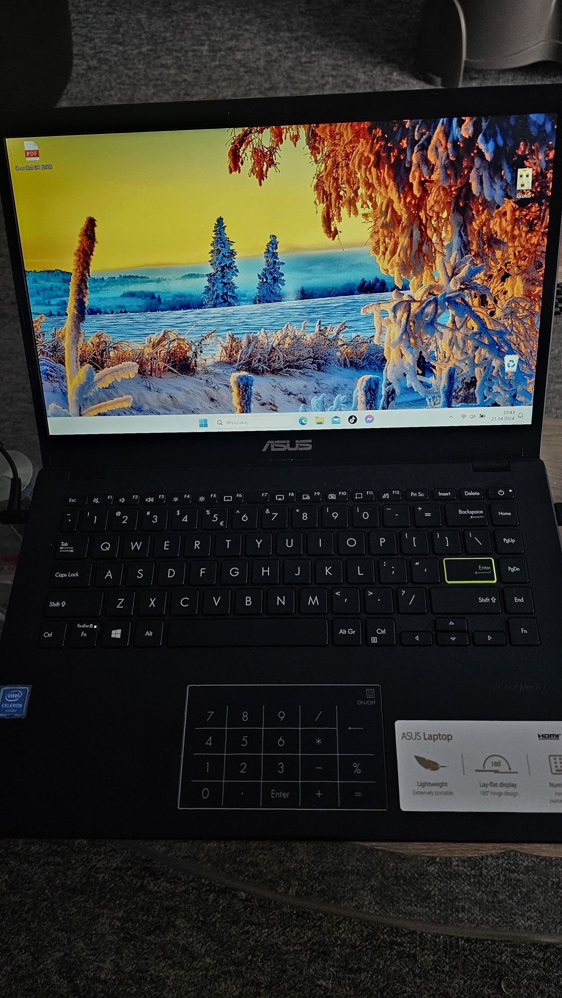 Asus E410 na gwarancji