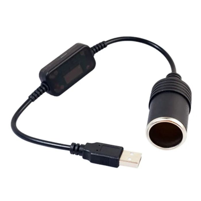 Коннектор 5В USB на 12В прикуриватель