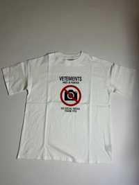 футболка Vetements Antisocial t-shirt