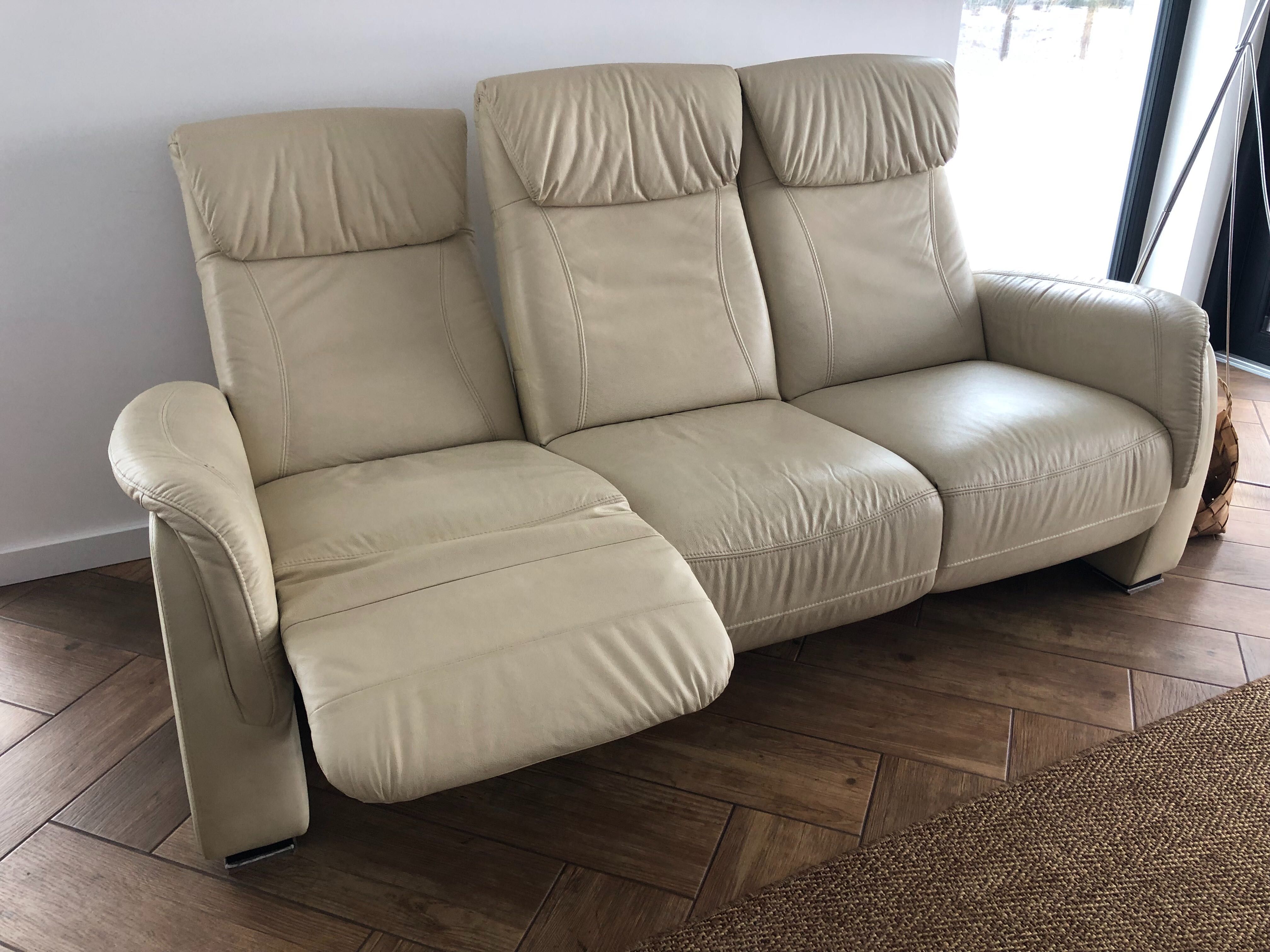 Kanapa sofa z rozkładanymi fotelami