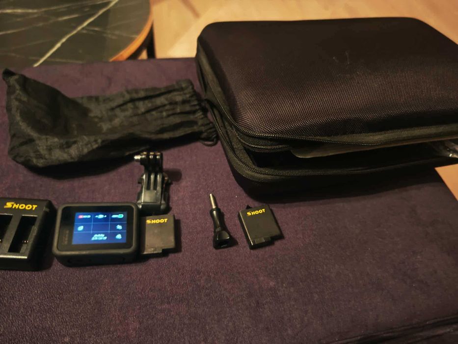 Gopro hero 8 black zestaw + ładowarka i baterie