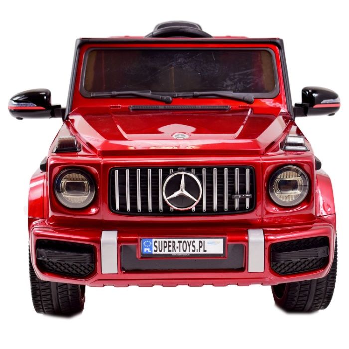 MERCEDES G63 na akumulator KOŁA miękkie EVA, Ecoskóra LAKIER BBH0002