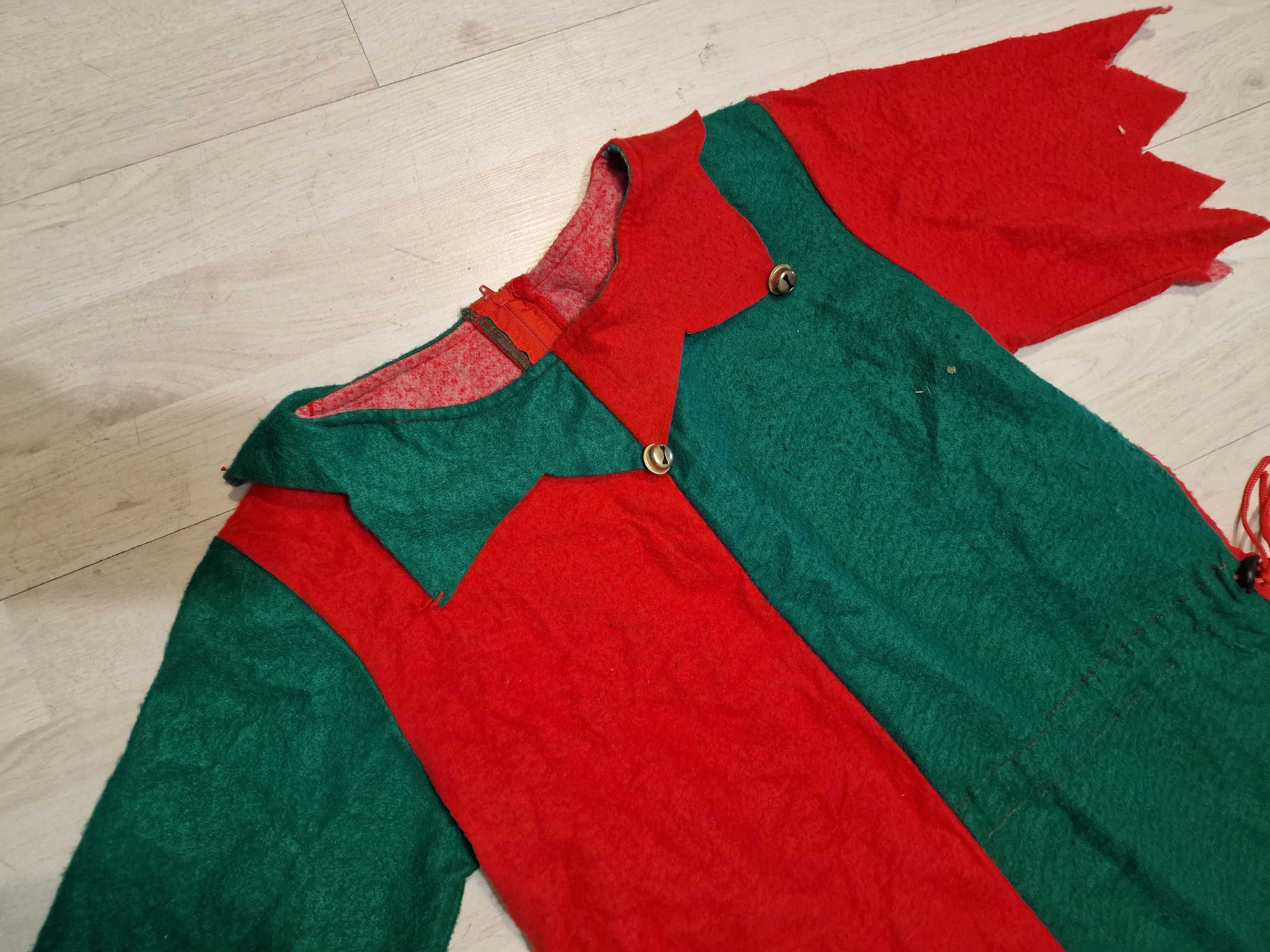 M strój bluza elfa mikołajka elf skrzat mikołajkowa mikołaj 2007